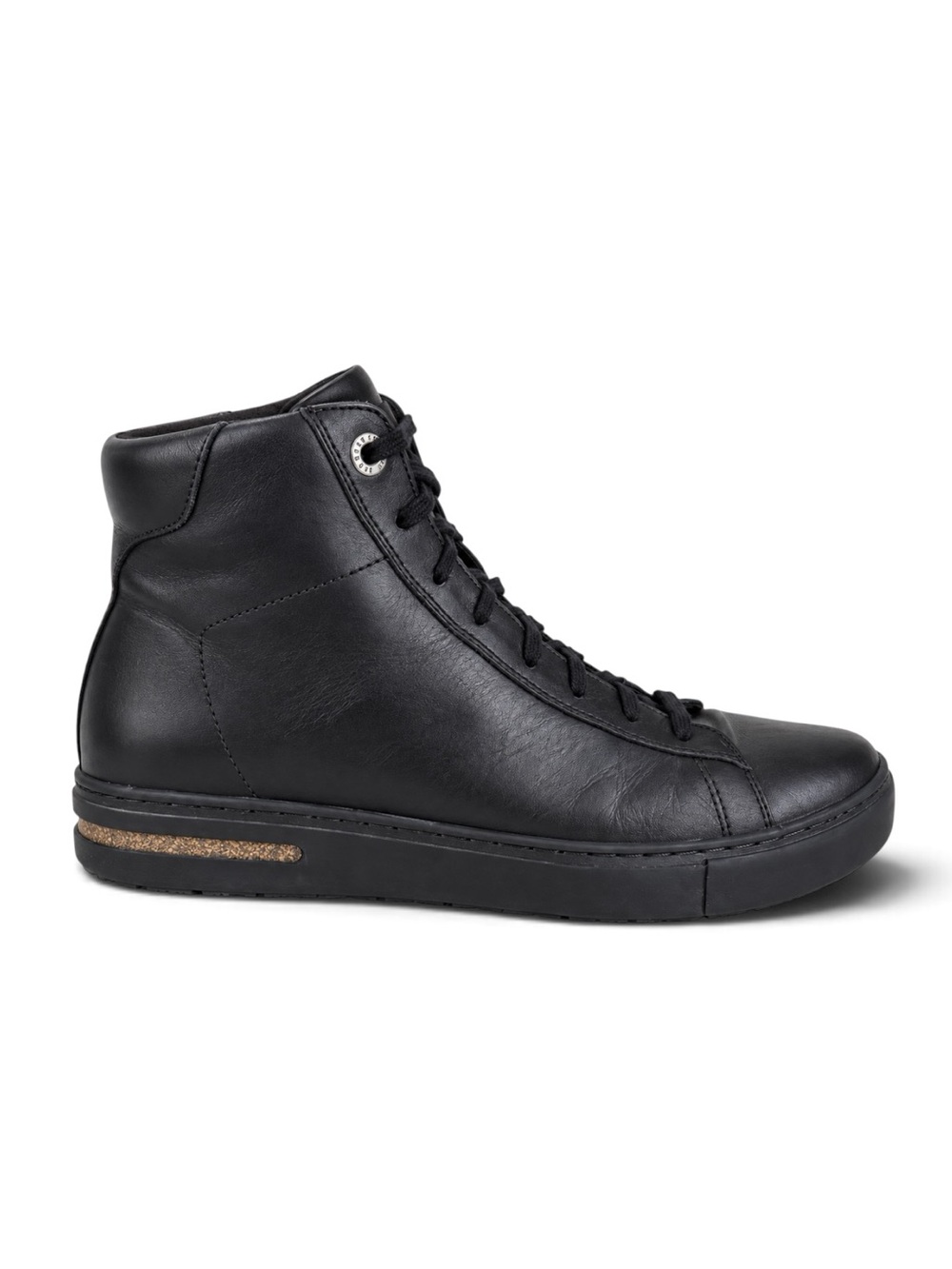 Birkenstock Bend Mid Black Leather High Top Sneakers Narrow EU 39 (US 8-8.5)